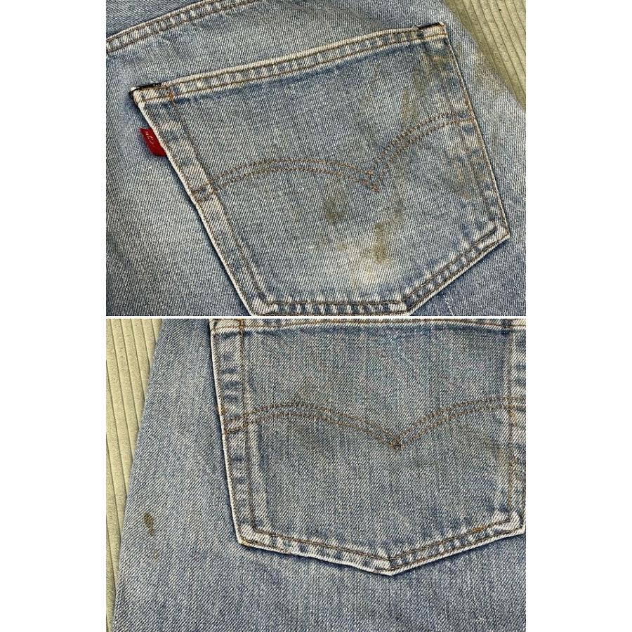 Levi's（リーバイス） 80's ハチマル 米国製 LEVI'S 501 黒カン 内股