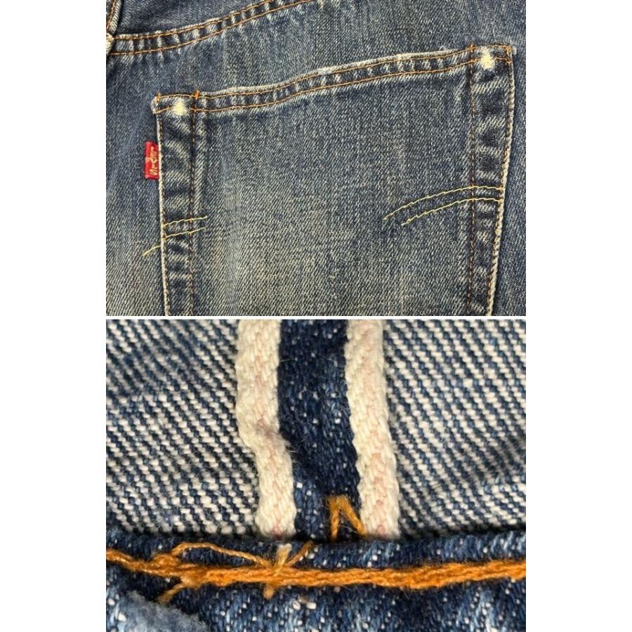 1999 米国製 バレンシア工場 555 リーバイス LEVI'S 501XX 47501-0117 革パッチ ひげ ハチノス 表記W36L36 実寸W82L84 [ta-1784] | Levi's VINTAGE CLOTHING | 06
