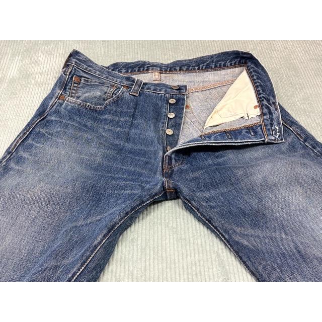 1999 米国製 バレンシア工場 555 リーバイス LEVI'S 501XX 47501-0117 革パッチ ひげ ハチノス 表記W36L36 実寸W82L84 [ta-1784] | Levi's VINTAGE CLOTHING | 04