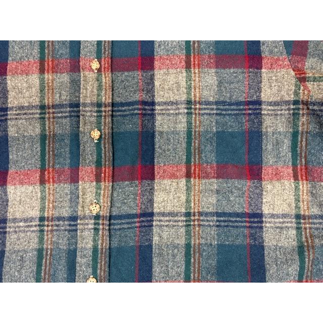 80's 米国製 MADE IN USA ペンドルトン Pendleton ウールシャツ 片ポケット ボックス チェック L [ta-1799] | PENDLETON | 03