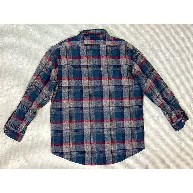 80's 米国製 MADE IN USA ペンドルトン Pendleton ウールシャツ 片ポケット ボックス チェック L [ta-1799] | PENDLETON | 07