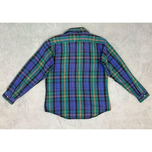 70's 80's 米国製 ビンテージ FIVEBROTHER ファイブブラザー ヘビーネル ネルシャツ チェック M 15-151/2 [ta-1801] | FIVEBROTHER | 07
