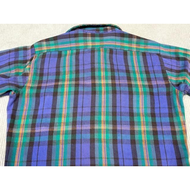 70's 80's 米国製 ビンテージ FIVEBROTHER ファイブブラザー ヘビーネル ネルシャツ チェック M 15-151/2 [ta-1801] | FIVEBROTHER | 08