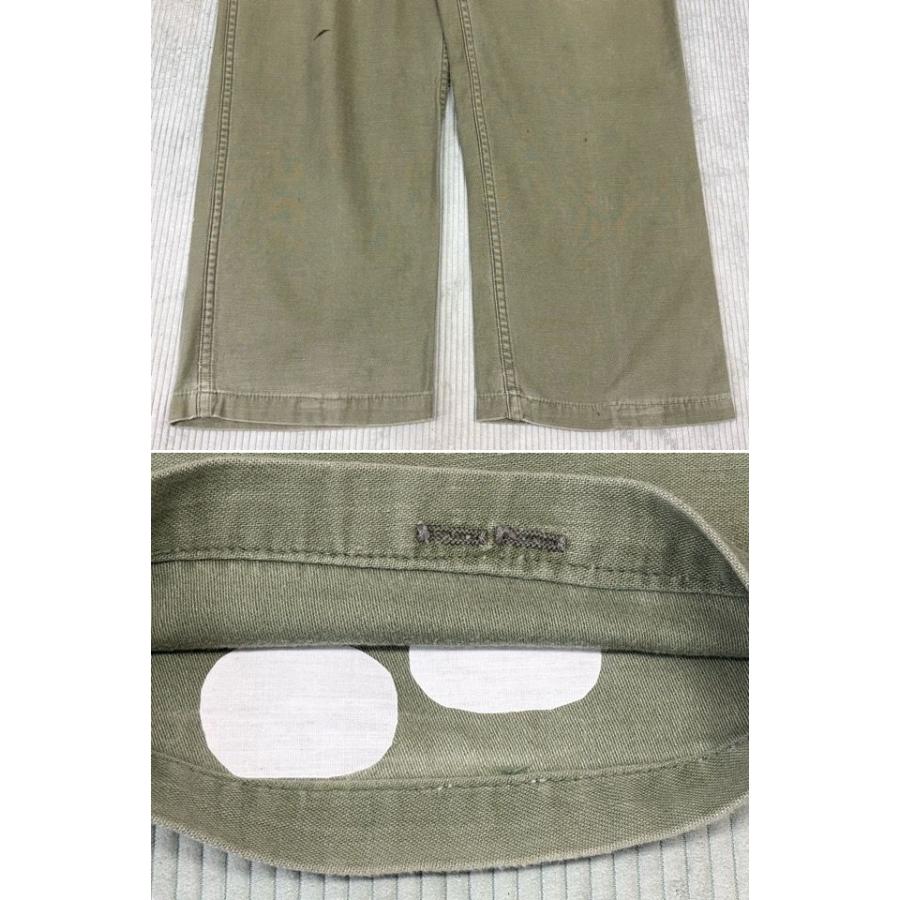60's 米軍 us army trousers 8405-082-6612 ベイカーパンツ ファティーグパンツ OG-107 生地違い 32x33 実寸W78L78 [ta-1804] | MILITARY | 13