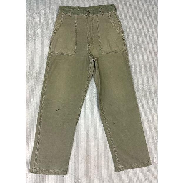 60's 米軍 us army trousers 8405-082-6612 ベイカーパンツ ファティーグパンツ OG-107 生地違い 32x33 実寸W78L78 [ta-1804] | MILITARY | 01