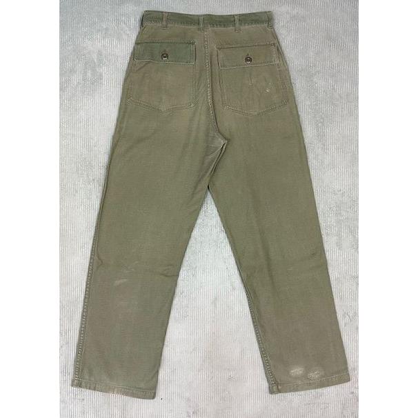 60's 米軍 us army trousers 8405-082-6612 ベイカーパンツ ファティーグパンツ OG-107 生地違い 32x33 実寸W78L78 [ta-1804] | MILITARY | 08