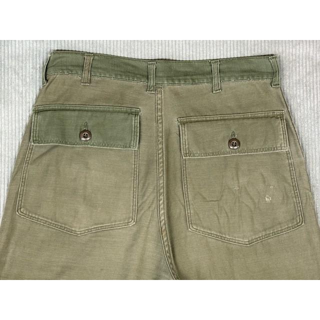 60's 米軍 us army trousers 8405-082-6612 ベイカーパンツ ファティーグパンツ OG-107 生地違い 32x33 実寸W78L78 [ta-1804] | MILITARY | 09