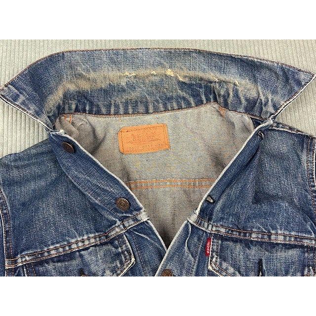 60's 70's 米国製 リーバイス LEVI'S ビンテージ デニムジャケット 70505-0217 ビッグE 橙綿糸 38 [ta-1805] | Levi's | 06