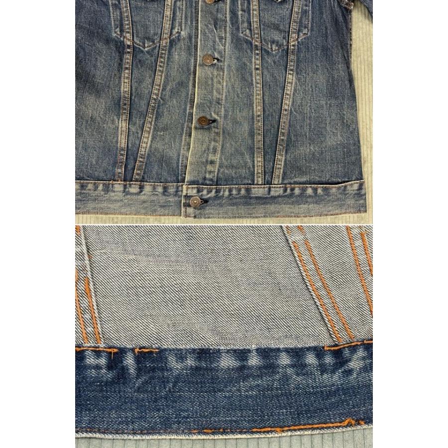 60's 70's 米国製 リーバイス LEVI'S ビンテージ デニムジャケット 70505-0217 ビッグE 橙綿糸 38 [ta-1805] | Levi's | 07