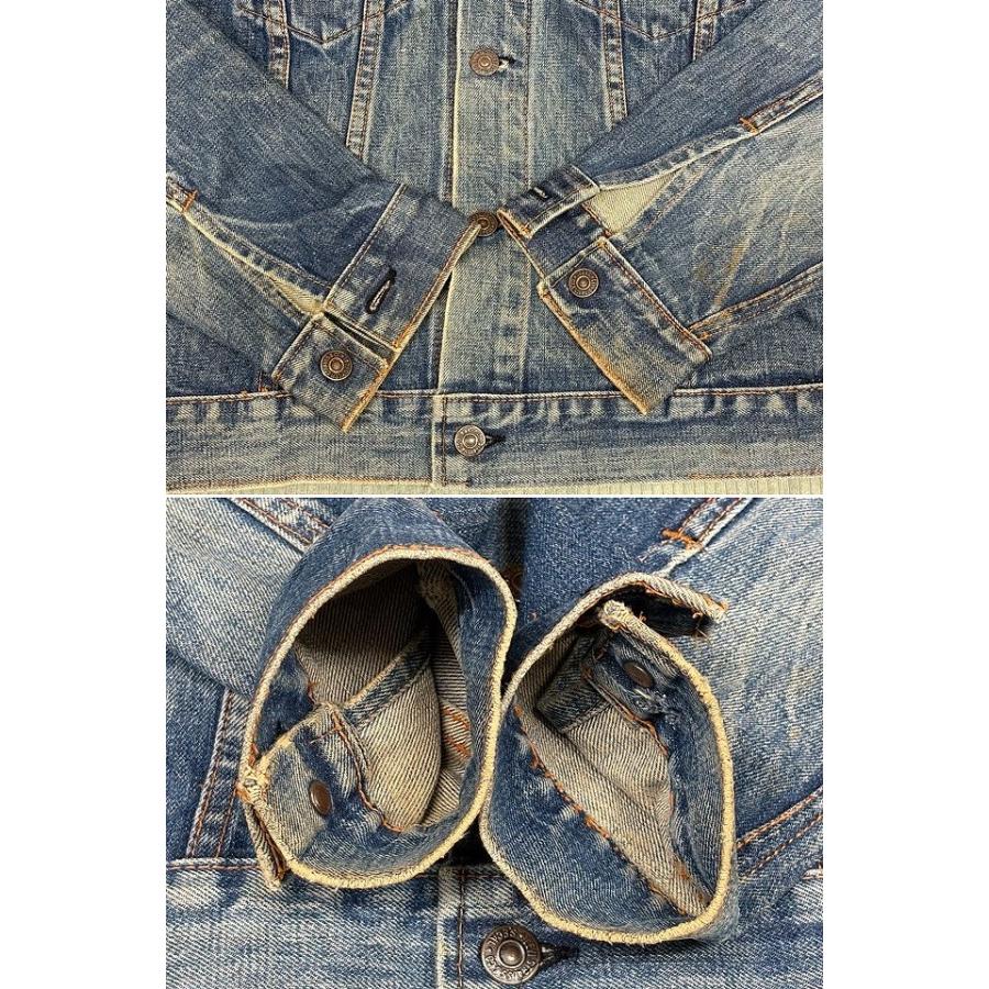60's 70's 米国製 リーバイス LEVI'S ビンテージ デニムジャケット 70505-0217 ビッグE 橙綿糸 38 [ta-1805] | Levi's | 08