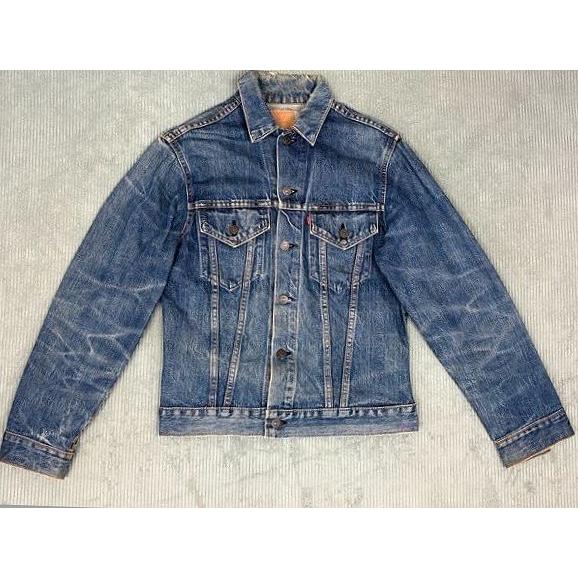 60's 70's 米国製 リーバイス LEVI'S ビンテージ デニムジャケット 70505-0217 ビッグE 橙綿糸 38 [ta-1805] | Levi's | 04