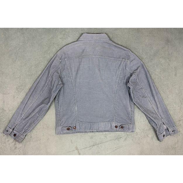 70's 米国製 リーバイス LEVI'S ビンテージ コーデュロイ トラッカージャケット 70505-1554 ビッグE グレー 42 身幅57 [ta-1806] | Levi's | 08