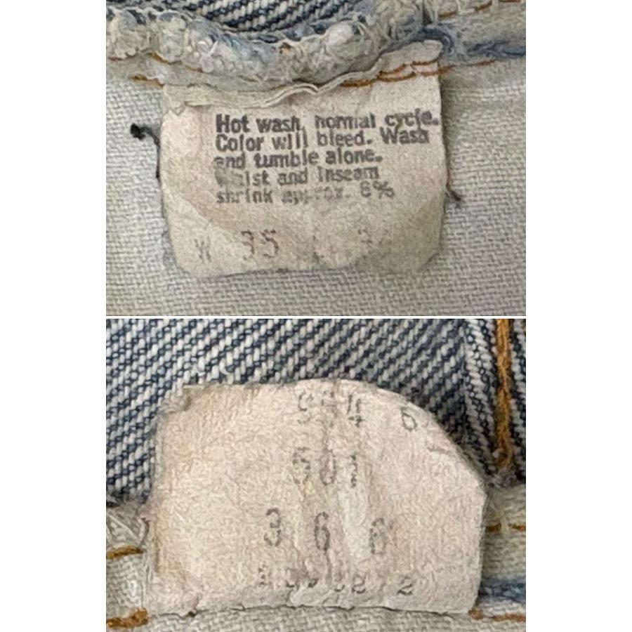 70's 1976 米国製 リーバイス LEVI'S 501 ビンテージ 66前期 赤耳 裾オリジナル 表記W35L36 実寸W86L83 [ta-1808] | Levi's | 03