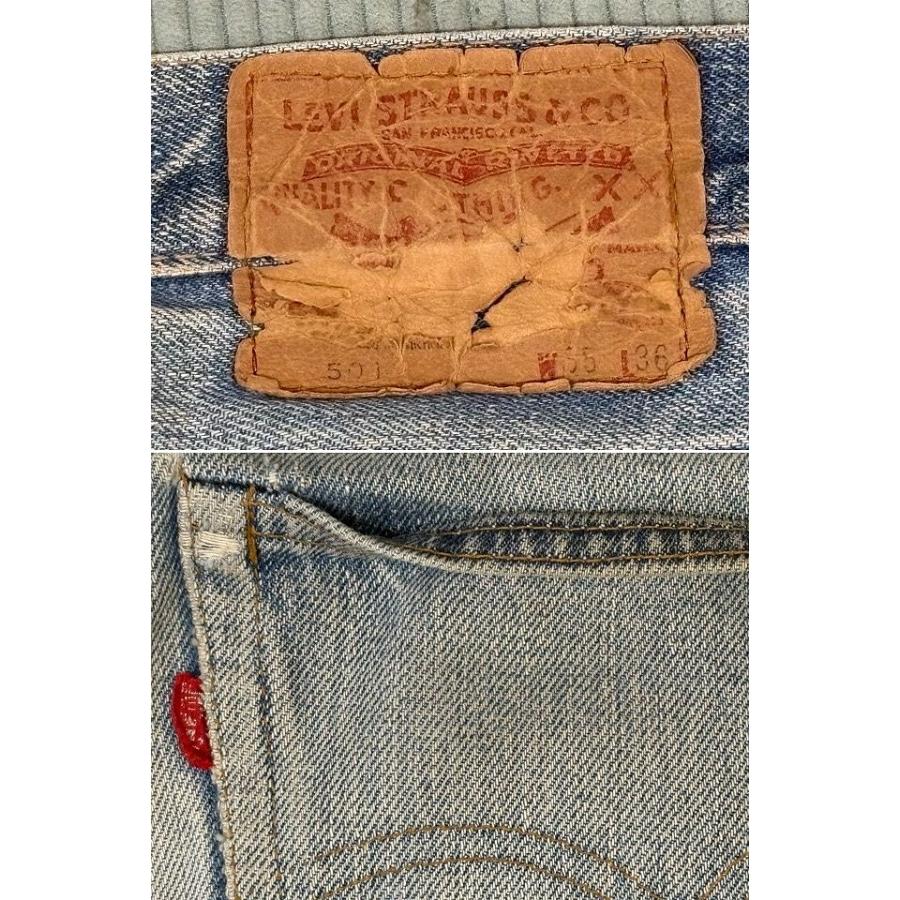 70's 1976 米国製 リーバイス LEVI'S 501 ビンテージ 66前期 赤耳 裾オリジナル 表記W35L36 実寸W86L83 [ta-1808] | Levi's | 02