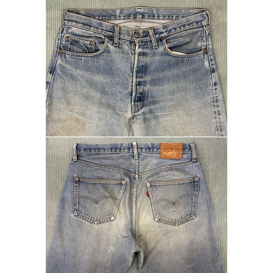 70's 1976 米国製 リーバイス LEVI'S 501 ビンテージ 66前期 赤耳 裾オリジナル 表記W35L36 実寸W86L83 [ta-1808] | Levi's | 04
