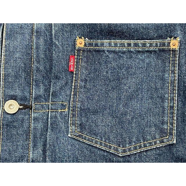 1992 日本製 リーバイス LEVI'S デニムジャケット 71506 XX 大戦モデル 1st ファースト 復刻 サイズ40 【クロキデニムジャケット】 [tal-0003]