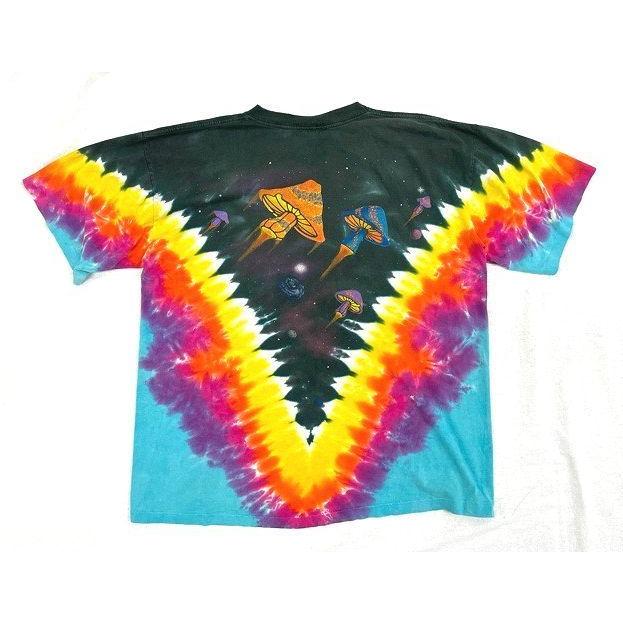 LIQUID BLUE 90's アメリカ製 リキッドブルー Tシャツ タイダイ キノコ