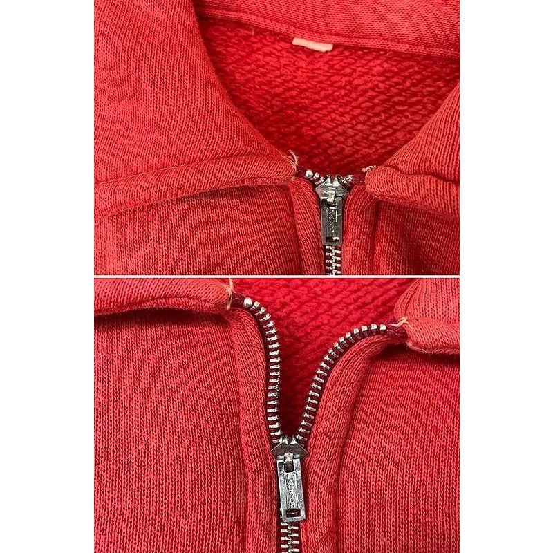 60s VINTAGE SWEATSHIRT HALF ZIP グランジ 片爪 60s VINTAGE SWEATSHIRT HALF ZIP グランジ 片爪