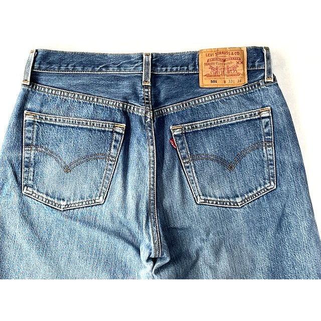 90's 1998 米国製 MADE IN USA リーバイス LEVI'S 501 インディゴ ひげ