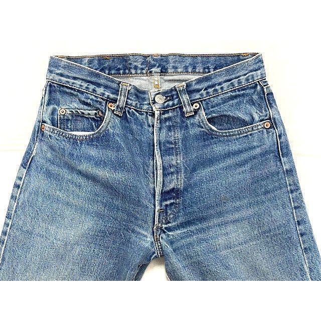 米国製 80's 1983 リーバイス LEVI'S 501 内股シングル 裾チェーンステッチ W30L36 実寸W71 L83cm [tal-0276]｜highground｜03