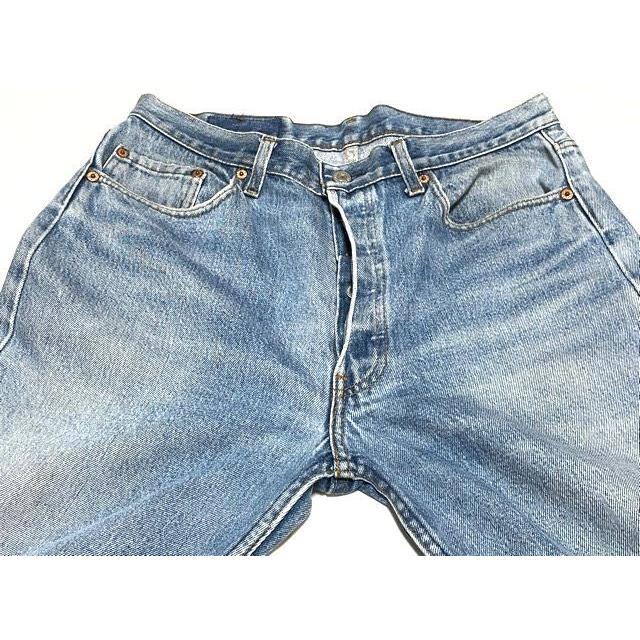 Levi's 501 USA製 エルパソ工場 90s W36 ダメージジーンズ 90s USA製 Levi's 501 デニムパンツ W36 L30 W90cm リーバイス