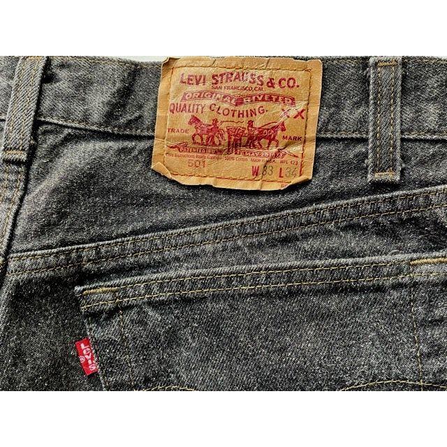 80s-90s リーバイス501 usa製 フェード POST JUNK / 90's LEVI'S 501 日本企画/USA製 フェードブラック