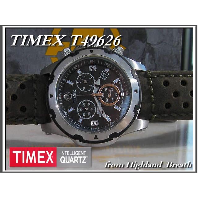 ≪即日発送≫TIMEX 腕時計 タイメックス 腕時計 TIMEX　Ｔ49626≪クロノグラフ≫｜highland-breath