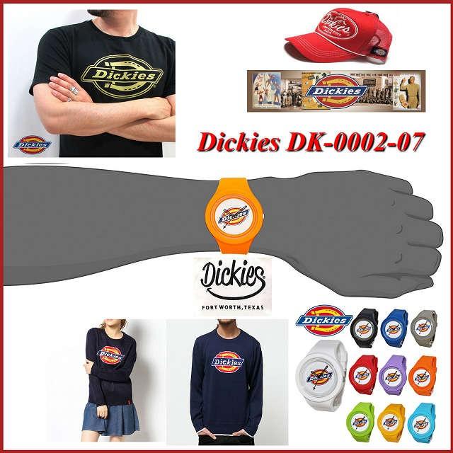 ◆各色リストバンド付！　男女共用≪即日発送≫●ディッキーズ Dickies DK-0002 DK-0002-07 オレンジ　橙｜highland-breath｜03