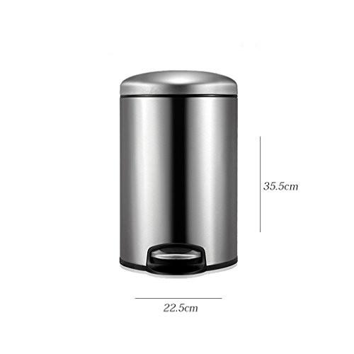 フット オン ゴミ箱はステンレス スチール ゴミ箱に収納できます 家庭用リビング 半額 キッチン トイレ 寝具 35 5 色 22 5 Cm