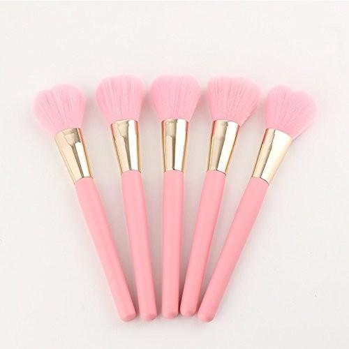 メイクアップブラシ ピンクピーチハートルーズパウダーブラッシュメイクブラシブレンディングパウダーアイシャドーコンターコンシーラー美容化粧品チークブラシ Www Boiteaoutils Info