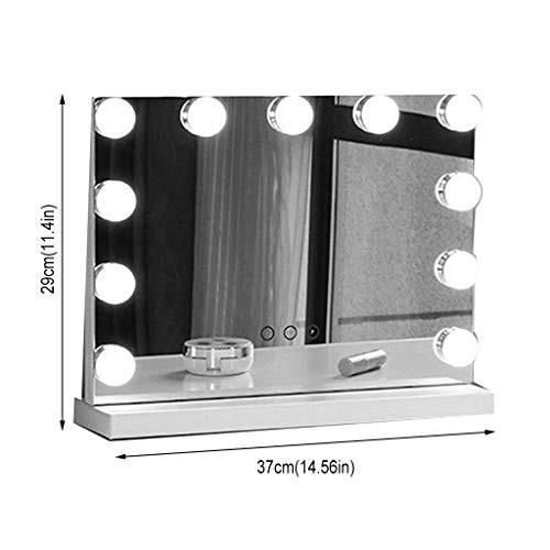 化粧鏡カウンター ハリウッドスタイルのhdシルバーミラー14 56inx11 41inタッチスクリーンコントロール卓上化粧鏡 Color Drrayyoong Com Au