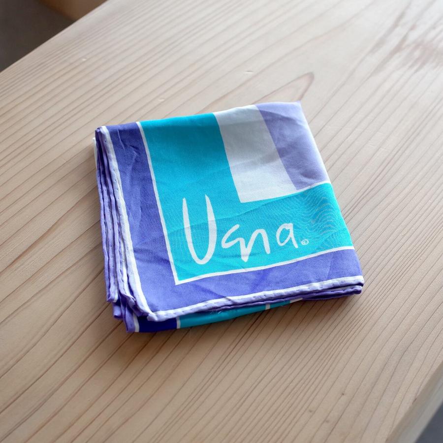Vera Neumann　Scarf　Blue　1960s-70s【USED】 |  | 04