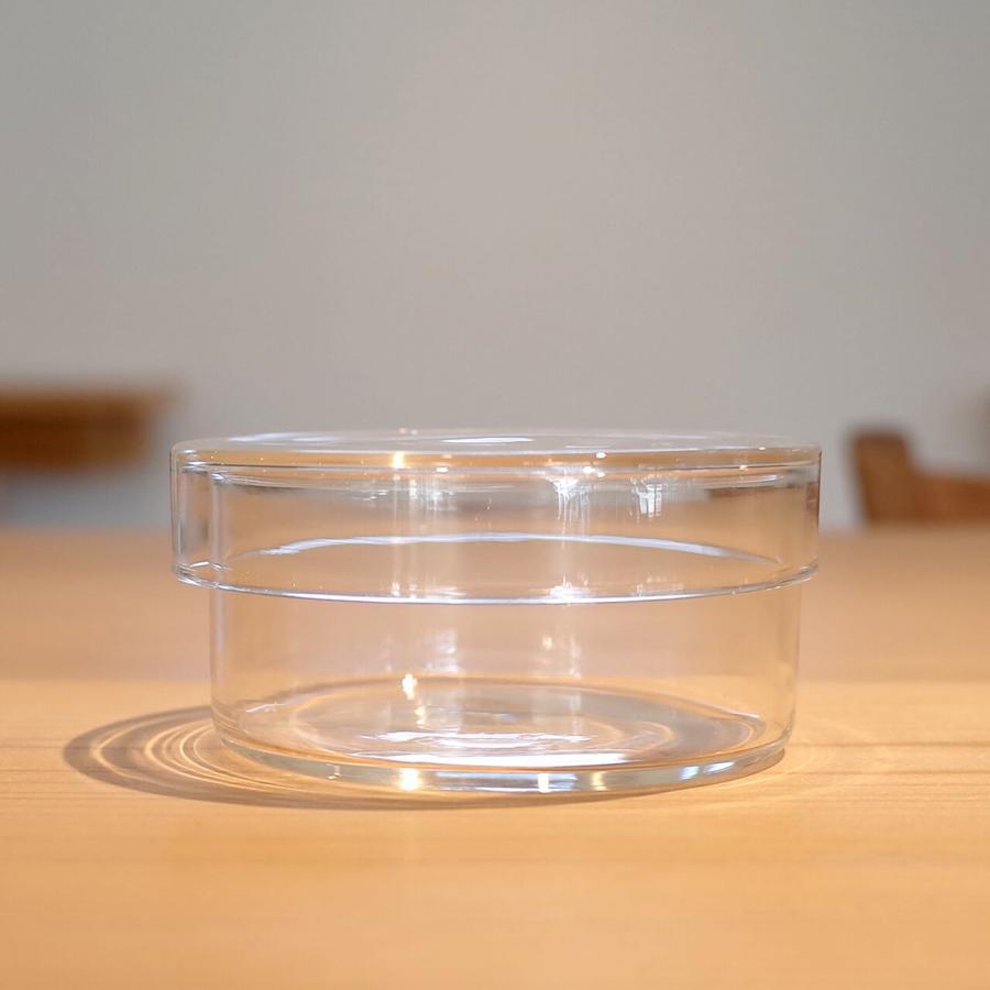 Koizumi Glass Works　futa to mi 90（H45）　Lid set　小泉硝子製作所　futa to mi 90(本体、蓋)　H45mm |  | 01