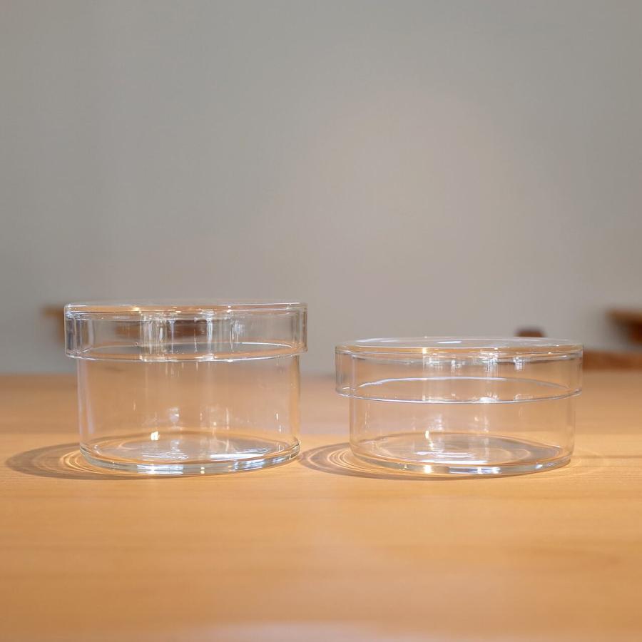 Koizumi Glass Works　futa to mi 90（H45）　Lid set　小泉硝子製作所　futa to mi 90(本体、蓋)　H45mm |  | 06