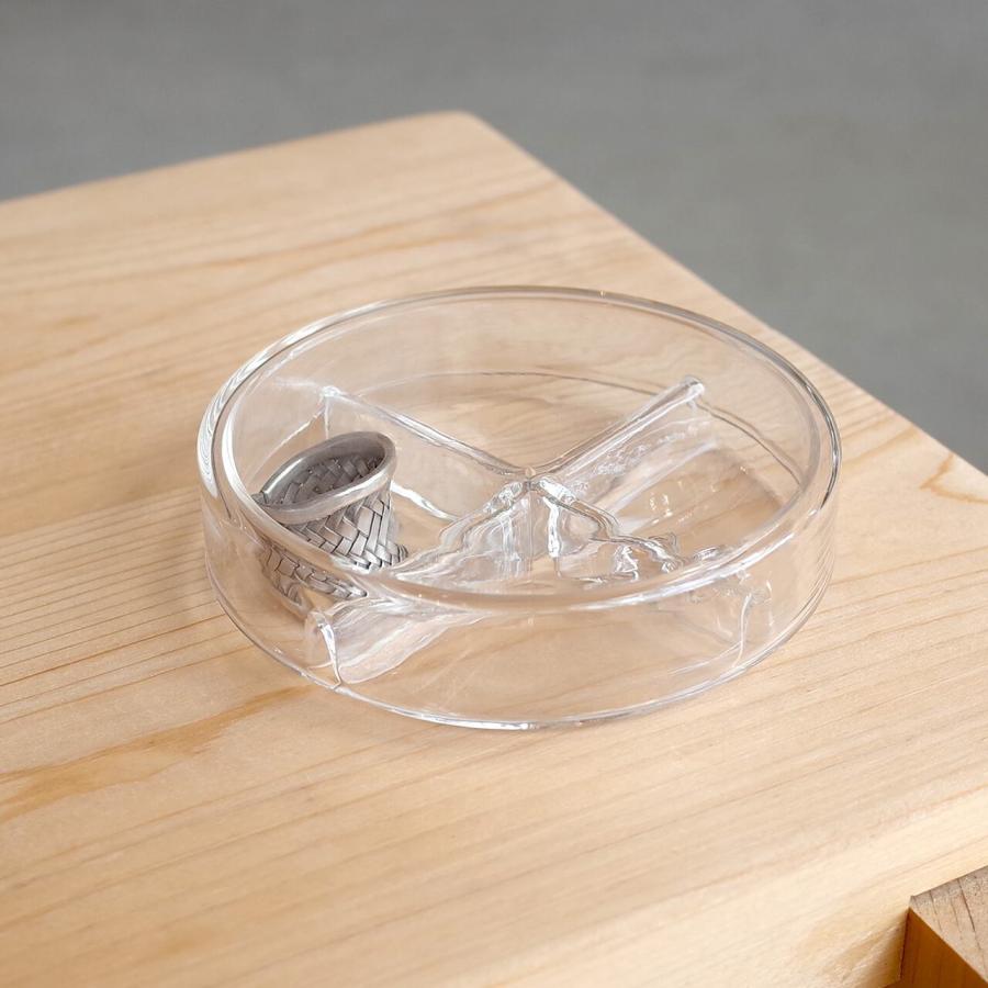 Koizumi Glass Works　Fractionation petri dish（3 fractions）　Lid set　小泉硝子製作所　分画シャーレー　四分画 |  | 11