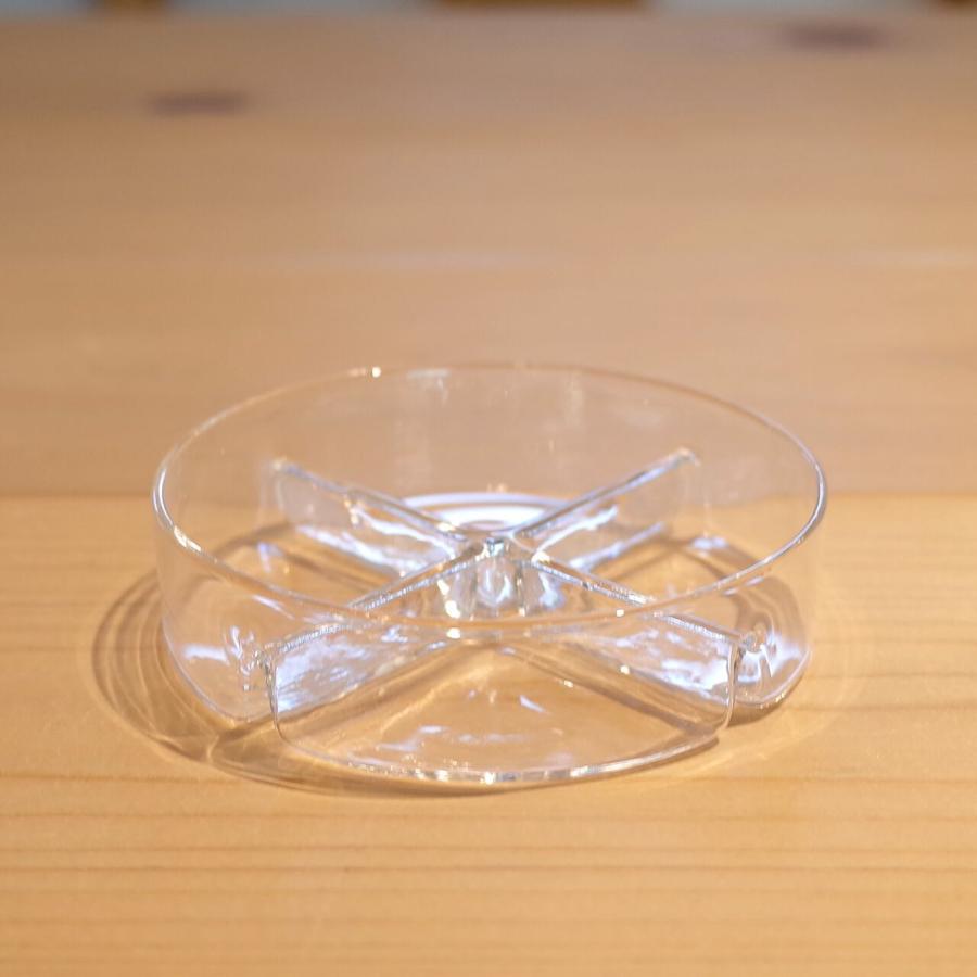 Koizumi Glass Works　Fractionation petri dish（3 fractions）　Lid set　小泉硝子製作所　分画シャーレー　四分画 |  | 05