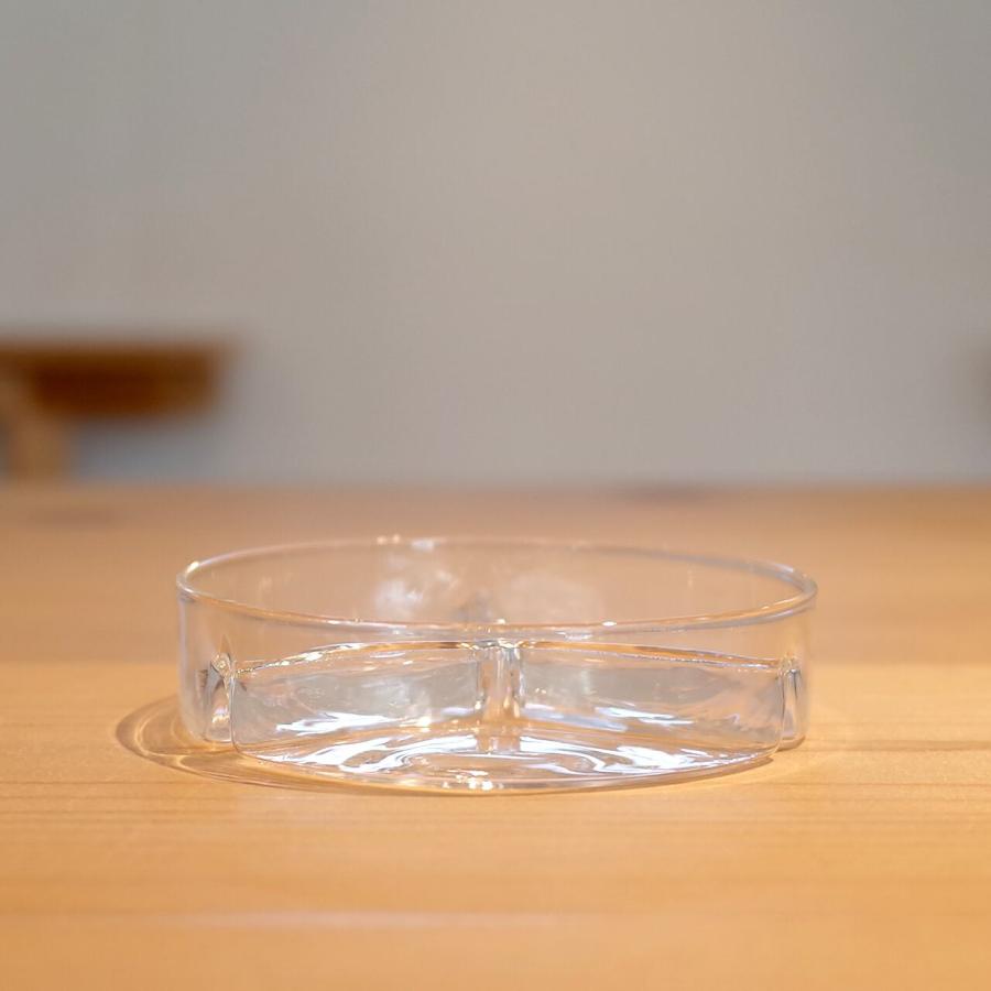 Koizumi Glass Works　Fractionation petri dish（3 fractions）　Lid set　小泉硝子製作所　分画シャーレー　三分画 |  | 10