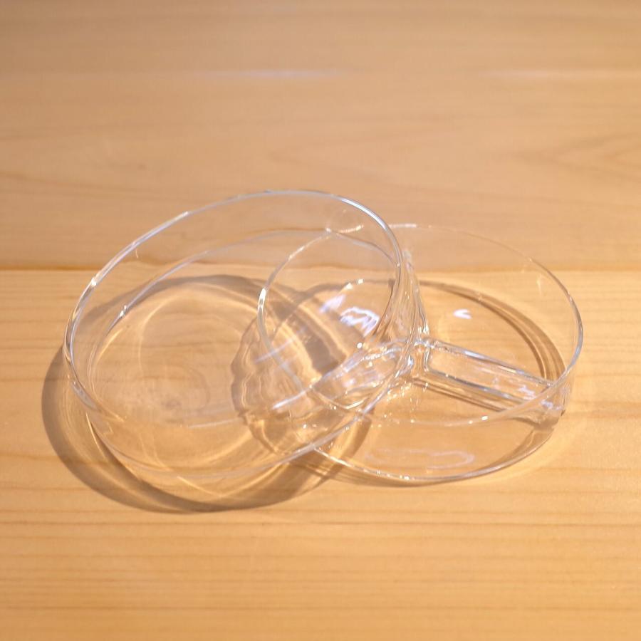 Koizumi Glass Works　Fractionation petri dish（3 fractions）　Lid set　小泉硝子製作所　分画シャーレー　三分画 |  | 05
