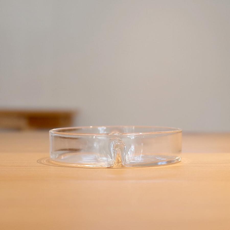 Koizumi Glass Works　Fractionation petri dish（2 fractions）　Lid set　小泉硝子製作所　分画シャーレー　二分画 |  | 02
