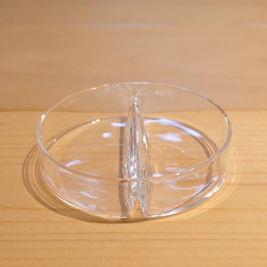 Koizumi Glass Works　Fractionation petri dish（2 fractions）　Lid set　小泉硝子製作所　分画シャーレー　二分画 |  | 04