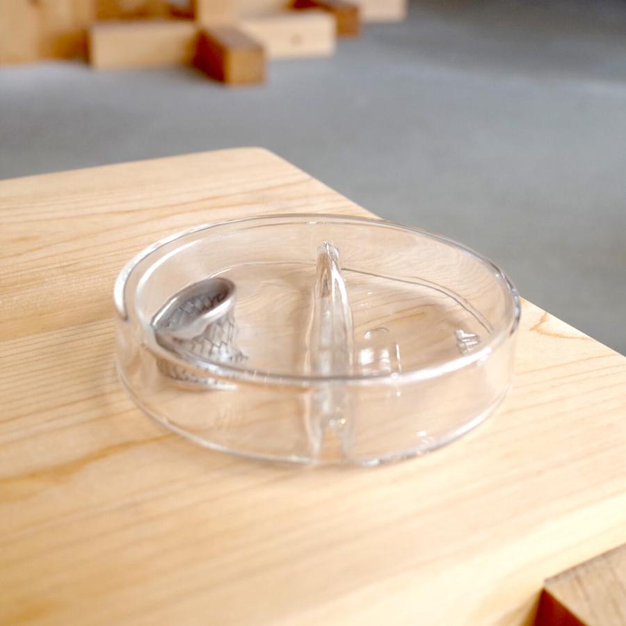 Koizumi Glass Works　Fractionation petri dish（2 fractions）　Lid set　小泉硝子製作所　分画シャーレー　二分画 |  | 09
