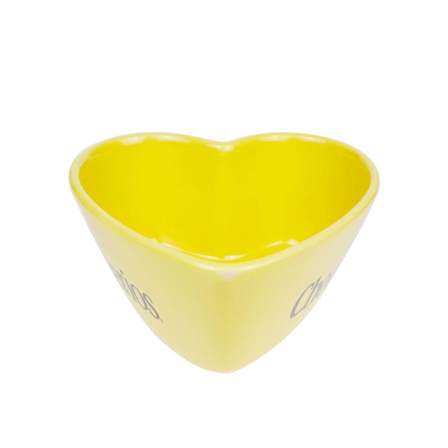 Cheerios Heartshaped ceramic bowl【USED】 チェリオス ハート形陶器 イエロー ボウル ヴィンテージ