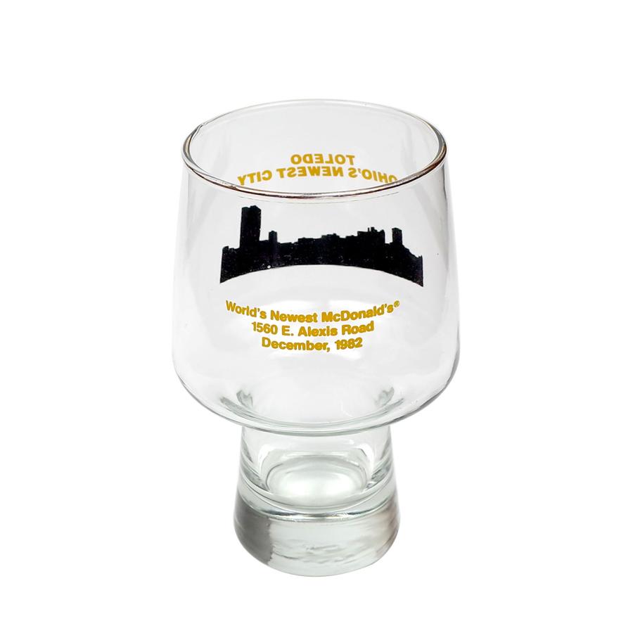 McDonald's Tumbler glass Toledo 1982【DEAD STOCK】 マクドナルド タンブラー グラス ヴィンテージの画像