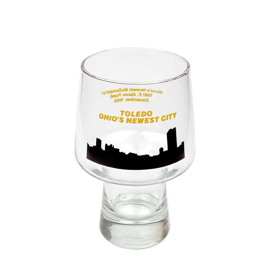 McDonald's Tumbler glass Toledo 1982【DEAD STOCK】 マクドナルド タンブラー グラス ヴィンテージの画像