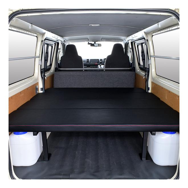 ハイエース DX m.flat サイド収納 ベッドキット レザータイプ