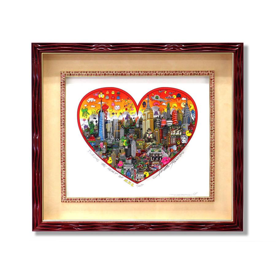 新しいコレクション シルクスクリーン 額付 チャールズ ファジーノ インベーディング Nyc 3dアート ニューヨーク Charles Fazzino 版画 アート Art アメリカ ゲーム ハート 最新の激安 Zoetalentsolutions Com