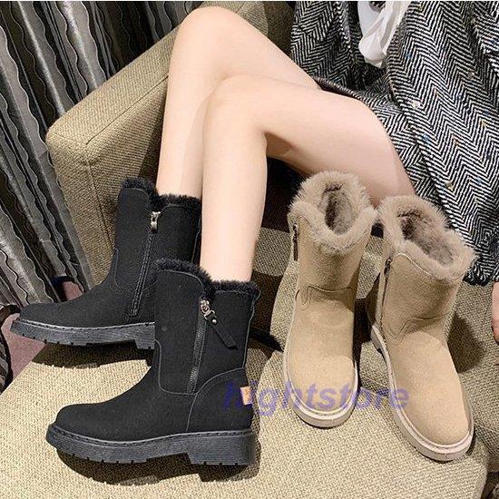 レディース 滑らない スノーブーツ 防寒 ムートンブーツ 短靴 スノー シューズ 冬靴 暖かい おしゃれ 雪用 ショートブーツ 保温 通学 通勤 旅行 22 5cm 25cm Hight1210 Xdx254 Hight 通販 Yahoo ショッピング