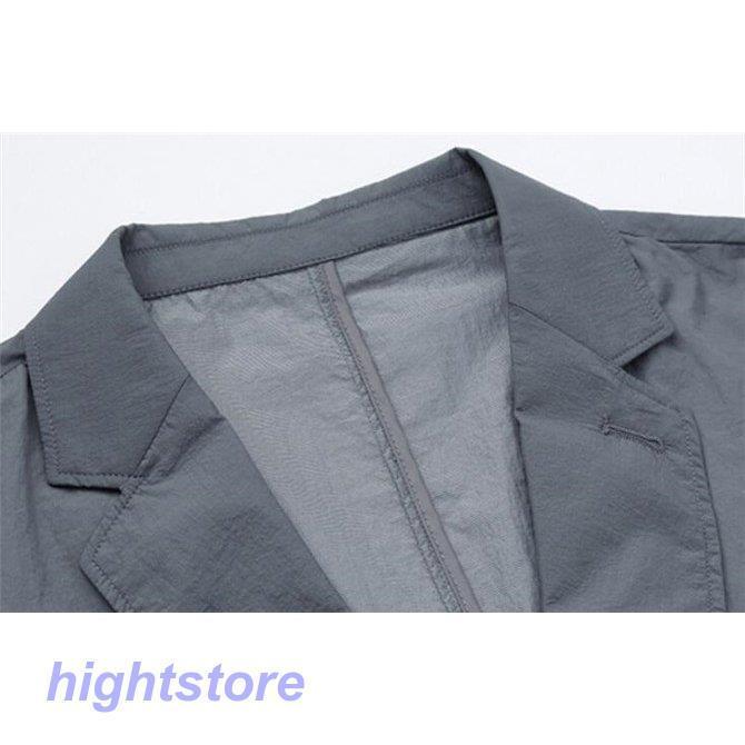 テーラードジャケット メンズ サマージャケット 薄手 夏 通勤 ブレザー テーラード 紳士服 通気 ビジネスジャケット