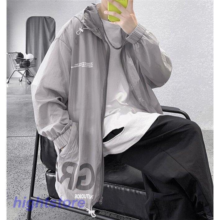 サマーパーカー メンズ 薄手 サマージャケット Uvカット アウター ラッシュガード マウンテンパーカー 日避け 接触冷感 速乾