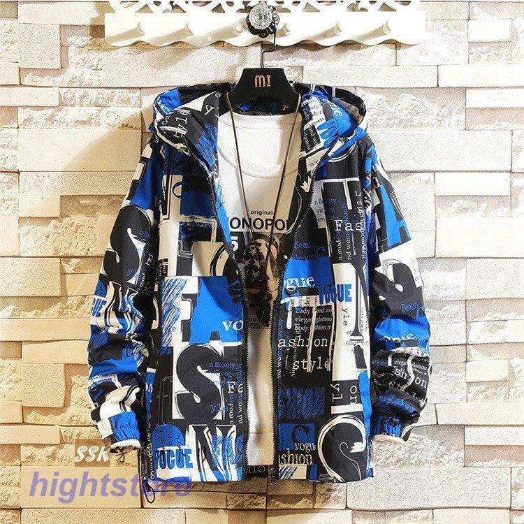 超新作 アメカジ ジャケット メンズ ウィンドブレーカー マウンテンパーカー アウター 秋服 ジャンパー ブルゾン 総柄 マウンテンパーカー 色 レッド Www We Job Com